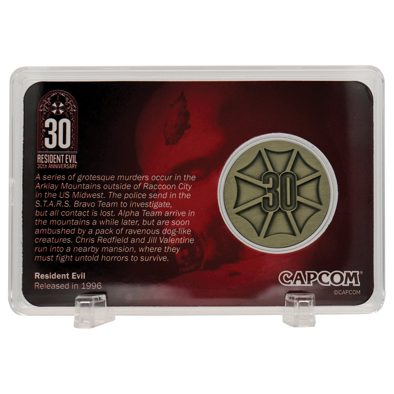 Imagen del producto Resident Evil - Moneda de colección 30º Aniversario Edición Limitada