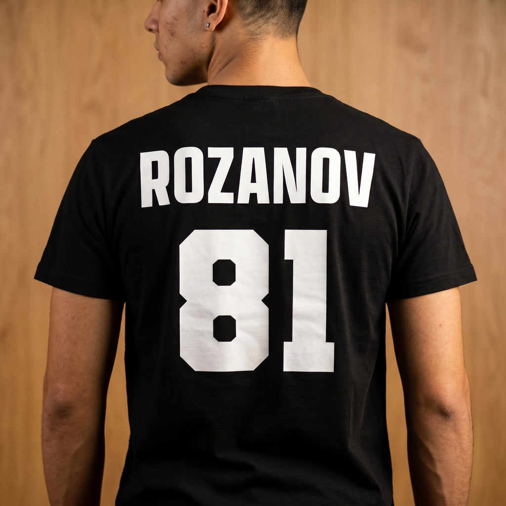 Imagen del producto Camiseta tipo jersey Rozanov para fans de Heated Rivalry