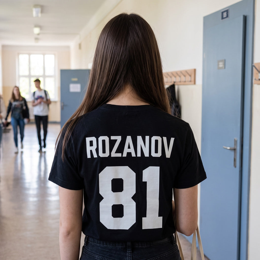 Imagen del producto Camiseta tipo jersey Rozanov para fans de Heated Rivalry