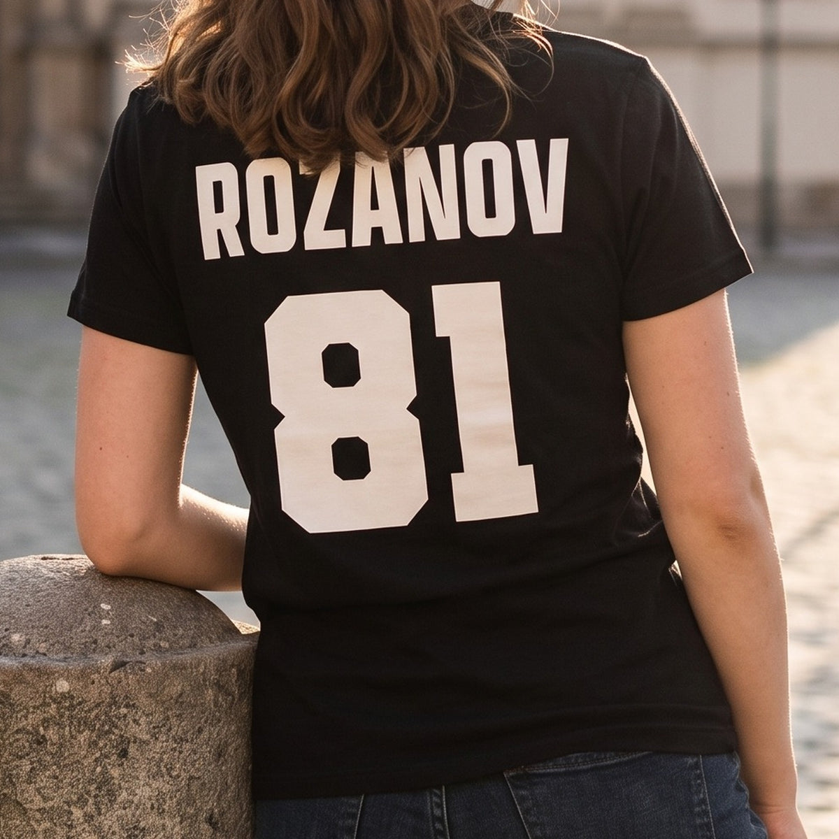 Imagen del producto Camiseta tipo jersey Rozanov para fans de Heated Rivalry