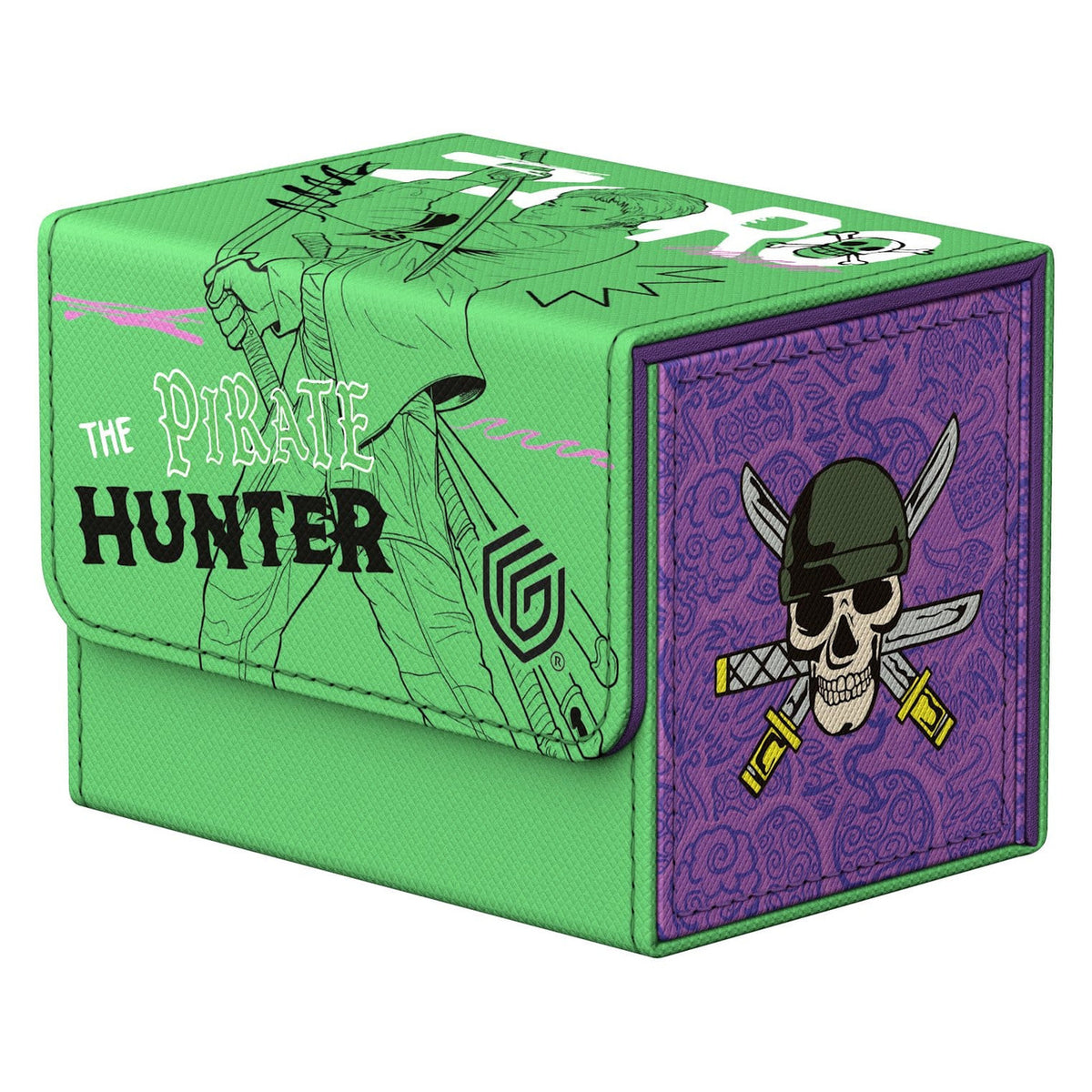 Imagen del producto One Piece - Zoro Ultimate Guard Sidewinder 80+ Xenoskin Caja para cartas coleccionables