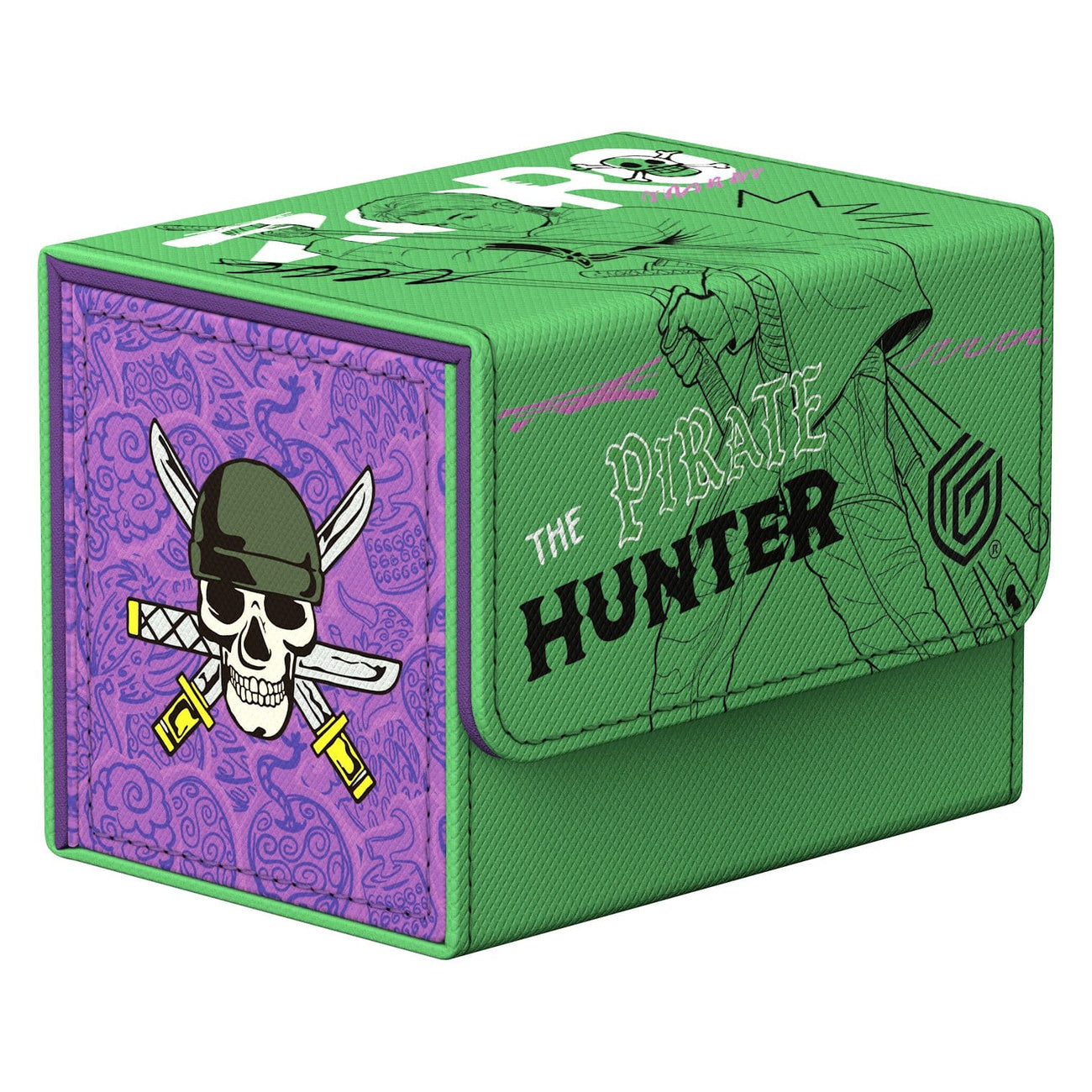 Imagen del producto One Piece - Zoro Ultimate Guard Sidewinder 80+ Xenoskin Caja para cartas coleccionables