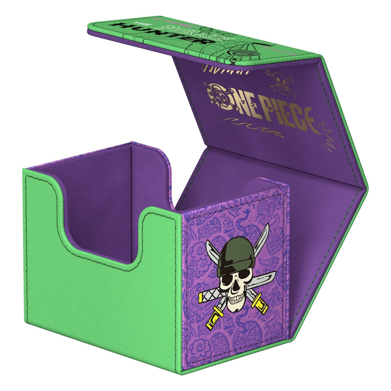 Imagen del producto One Piece - Zoro Ultimate Guard Sidewinder 80+ Xenoskin Caja para cartas coleccionables