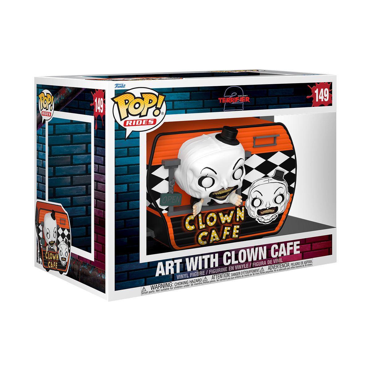 Imagen del producto Terrifier - Figura Funko Pop Clown Cafe con diorama