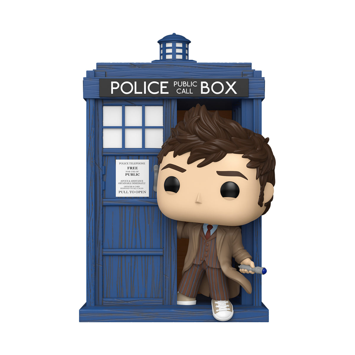 Imagen del producto Doctor Who - Décimo Doctor con TARDIS diorama figura Funko Pop