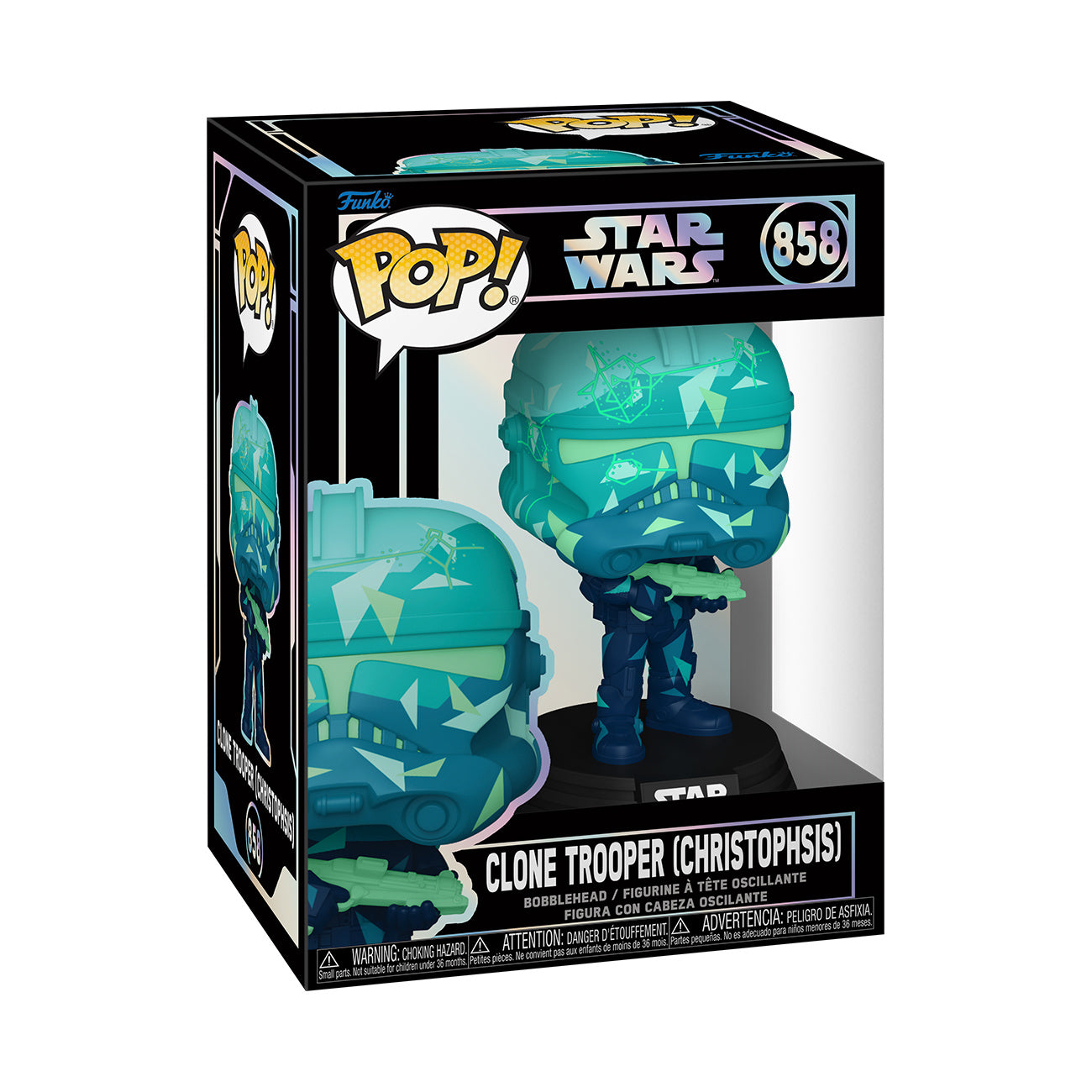 Imagen del producto Star Wars - Figura Funko Pop! Clone Trooper con cabeza oscilante