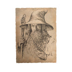 Imagen del producto El Hobbit Lámina artística Retrato de Gandalf el Gris 21 x 28