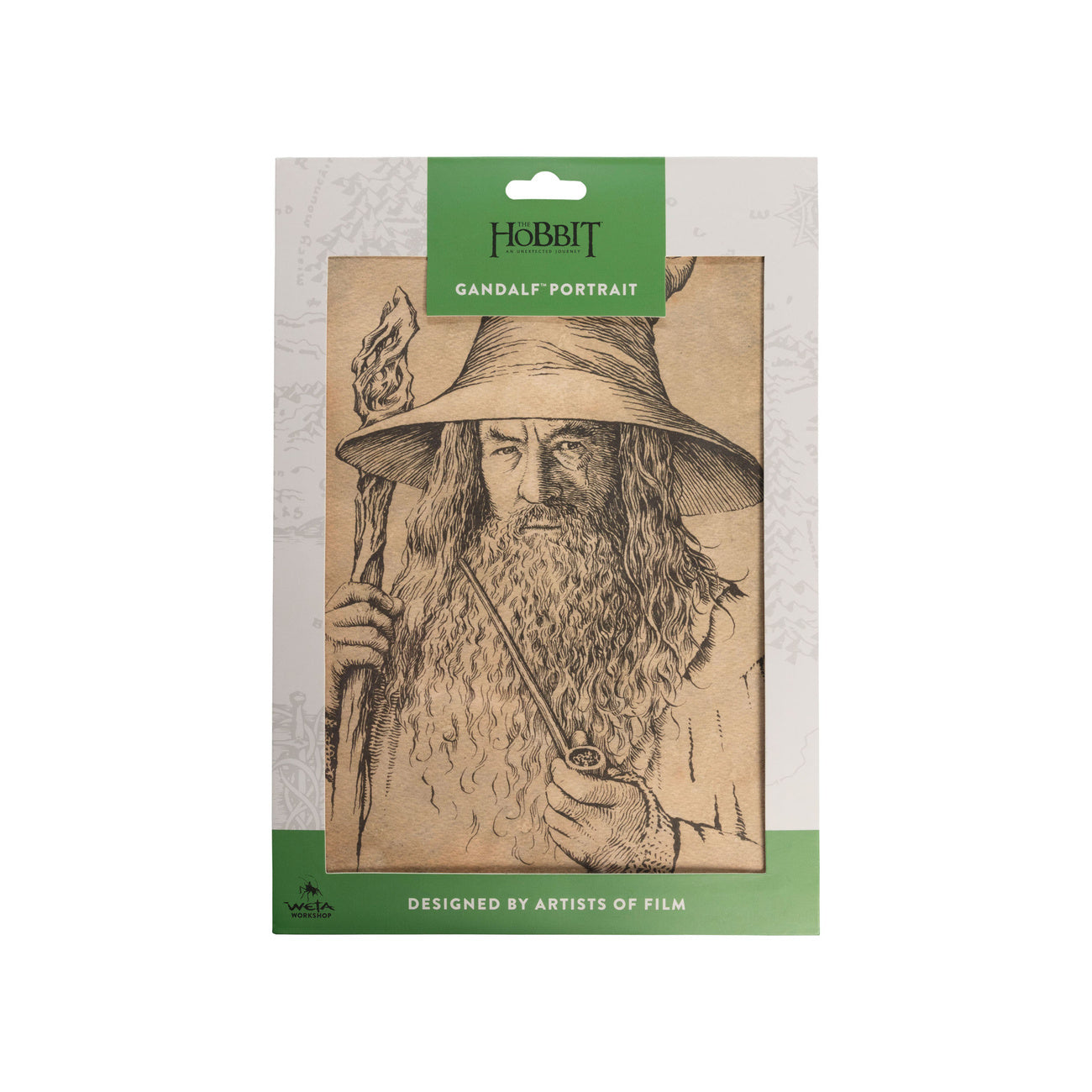 Imagen del producto El Hobbit Lámina artística Retrato de Gandalf el Gris 21 x 28