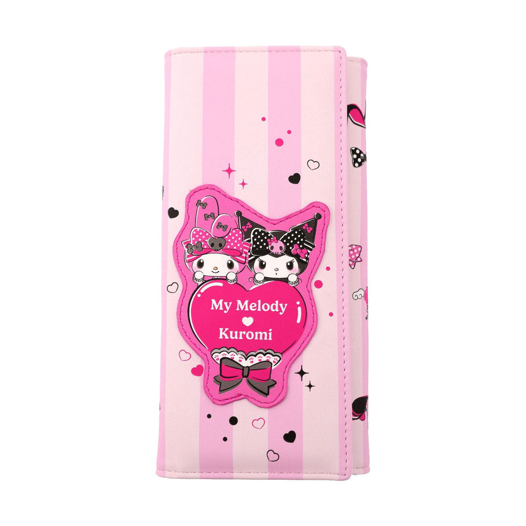 Imagen del producto Sanrio Pink Black Party Series Cartera Kuromi & My Melody