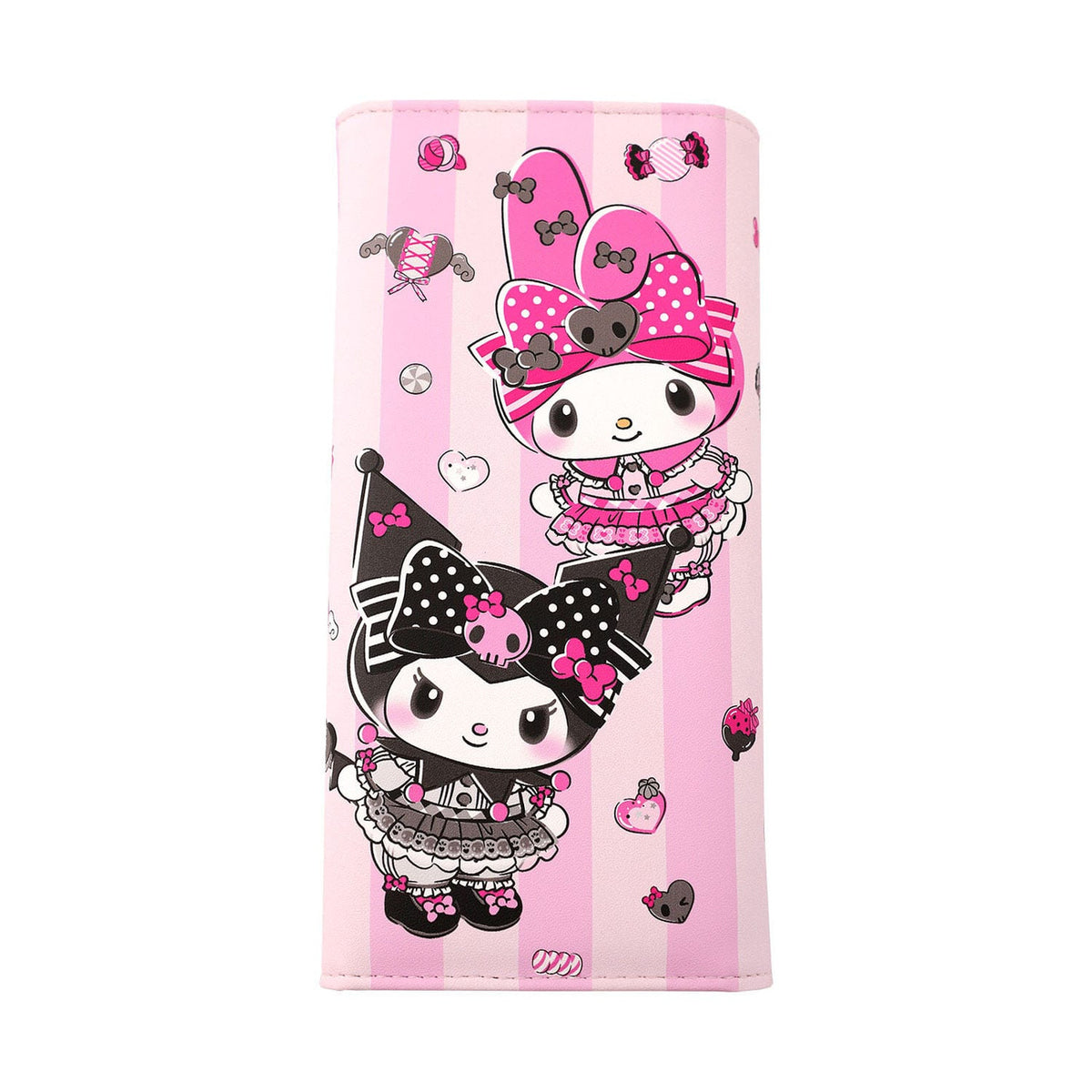Imagen del producto Sanrio Pink Black Party Series Cartera Kuromi & My Melody