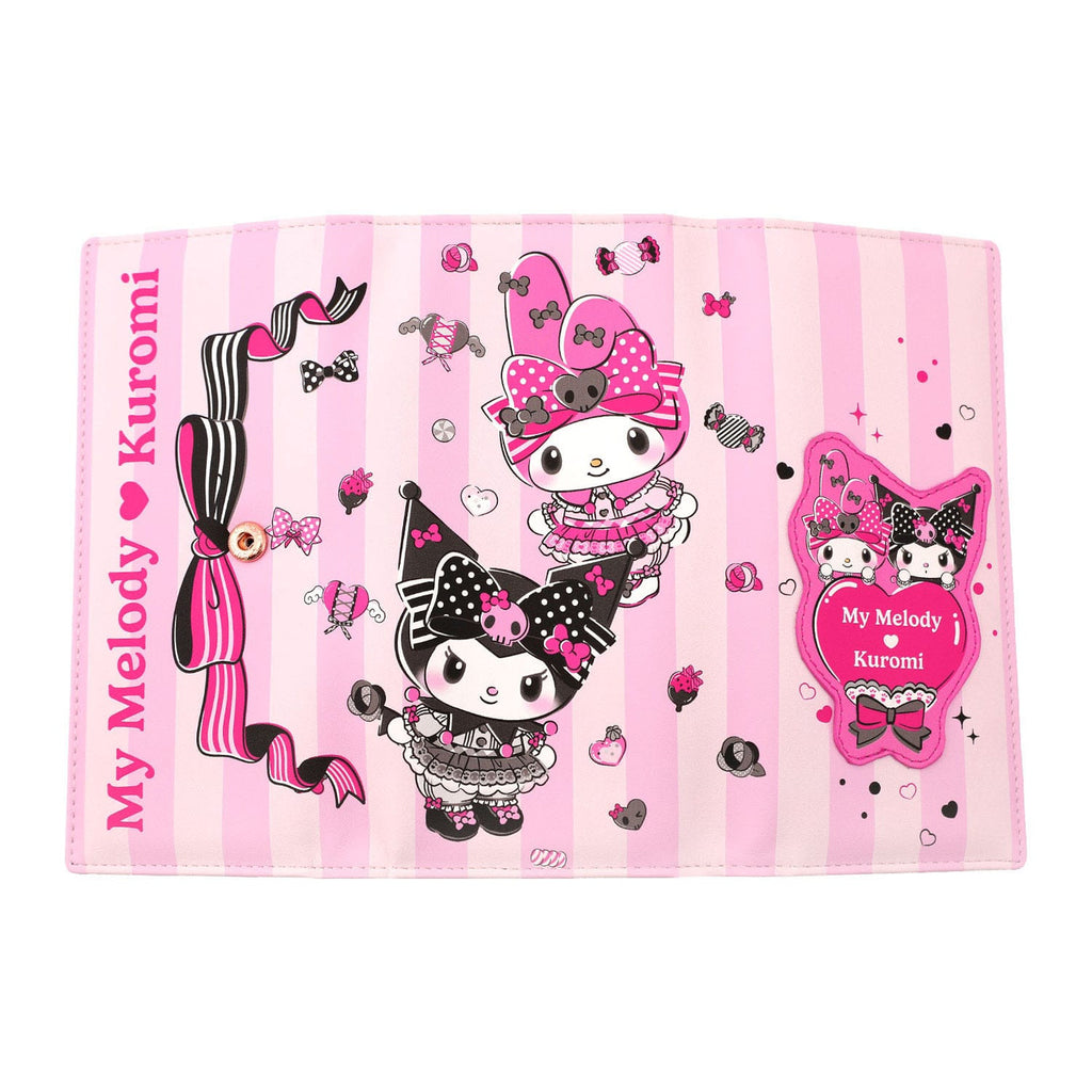 Imagen del producto Sanrio Pink Black Party Series Cartera Kuromi & My Melody