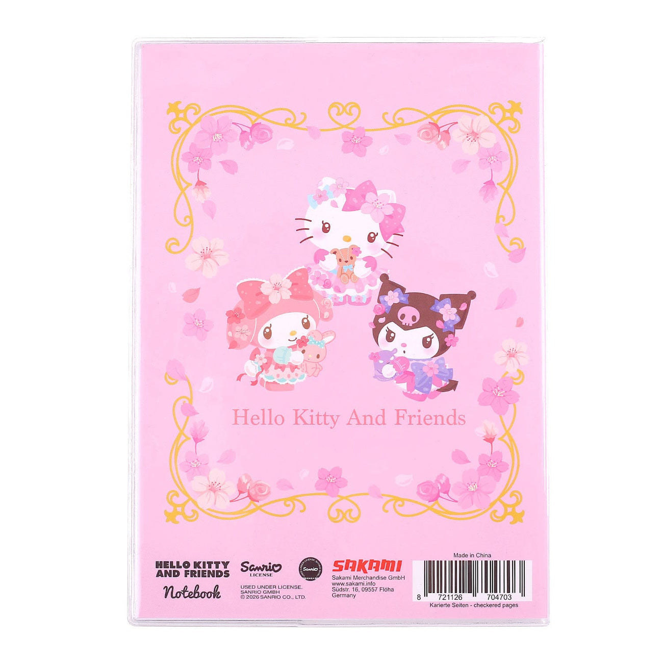 Imagen del producto Cuaderno Sanrio Hello Kitty & Friends Sakura Series