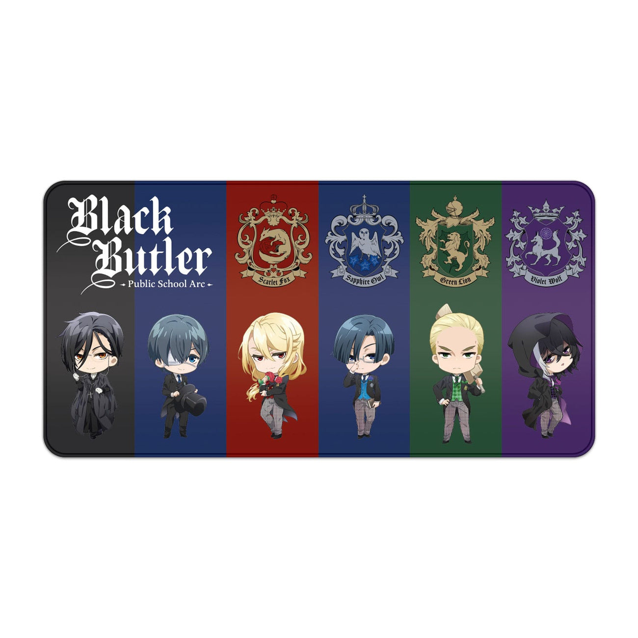 Imagen del producto Alfombrilla de ratón XXL Black Butler Chibi & Emblema