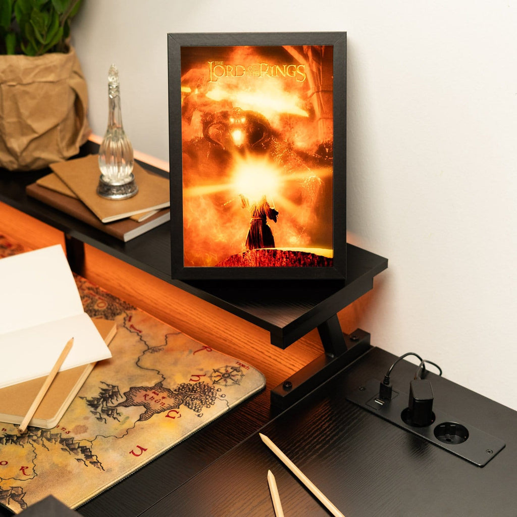 Imagen del producto El Señor de los Anillos Panel LED enmarcado 28 x 20 cm