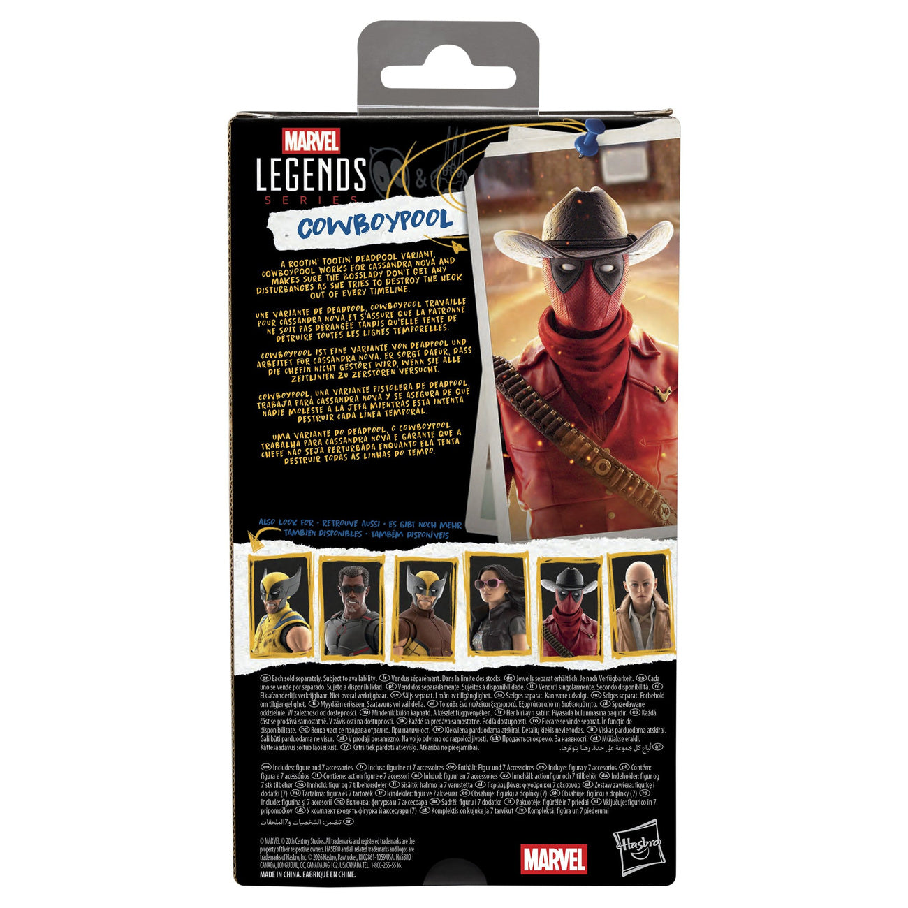 Imagen del producto Deadpool & Wolverine Figura de acción Marvel Legends Cowboypool