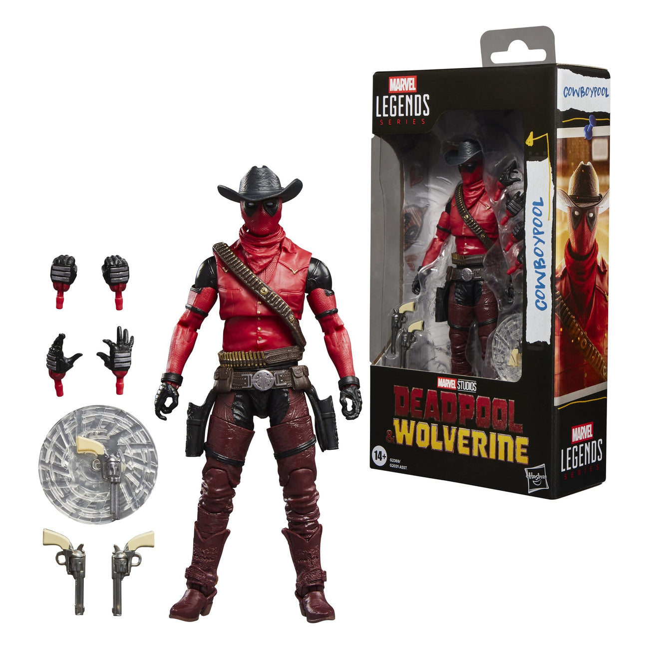 Imagen del producto Deadpool & Wolverine Figura de acción Marvel Legends Cowboypool