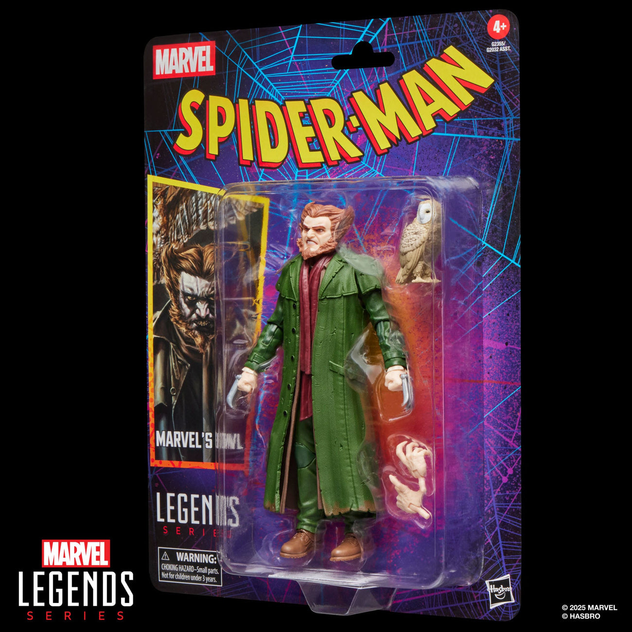Imagen del producto Spider-Man Marvel Legends Retro figura de acción Marvel's Owl 15