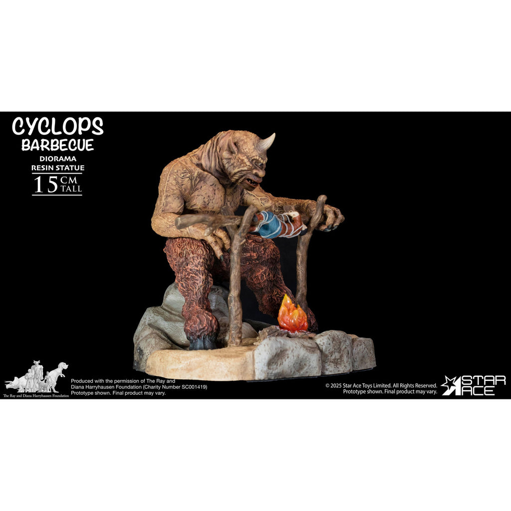 Imagen del producto Ray Harryhausen Diorama 1/8 Cyclops Barbecue Scene 17 cm