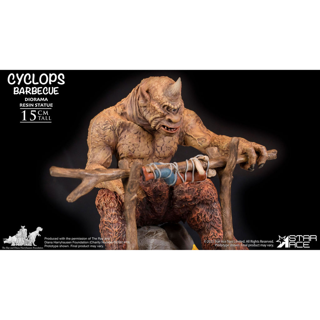 Imagen del producto Ray Harryhausen Diorama 1/8 Cyclops Barbecue Scene 17 cm