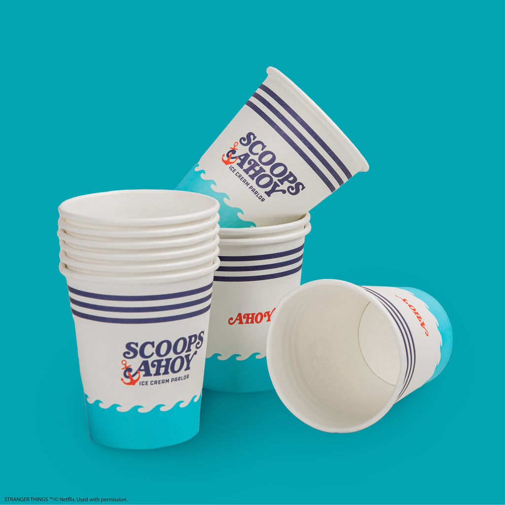 Imagen del producto Stranger Things Set de 24 vasos de cartón Scoops Ahoy