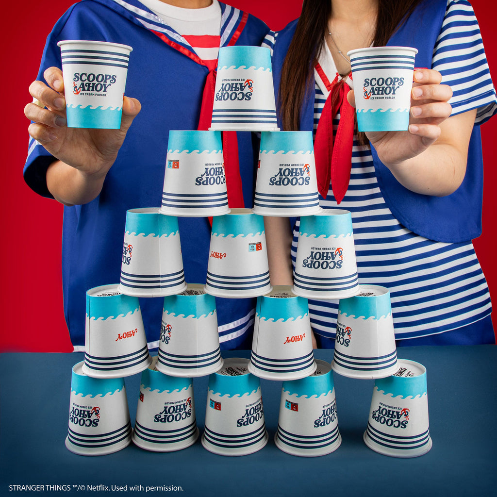 Imagen del producto Stranger Things Set de 24 vasos de cartón Scoops Ahoy