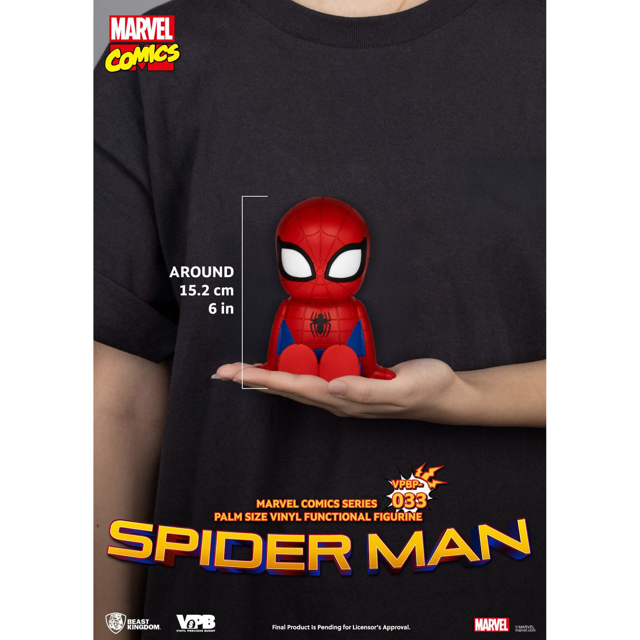 Imagen del producto Classic Marvel Comics hucha Piggy de vinilo Spider-Man 12 cm