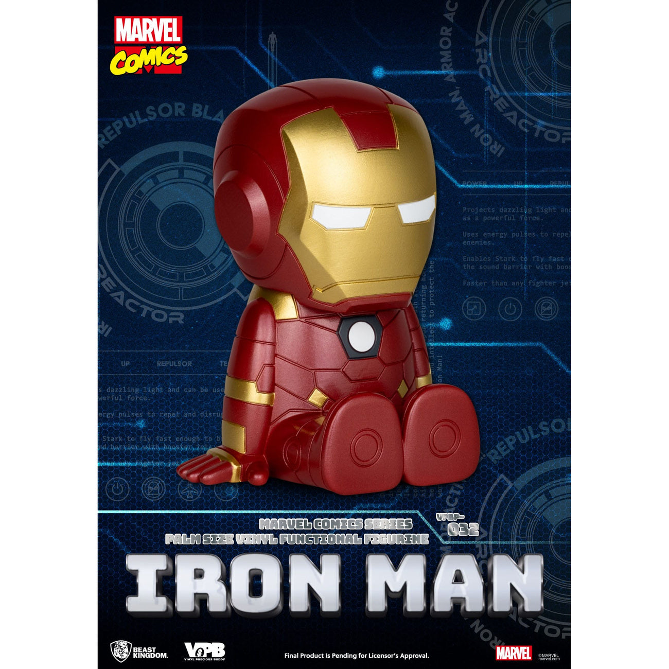 Imagen del producto Marvel Comics Classic Piggy Hucha de vinilo Iron Man 12 cm