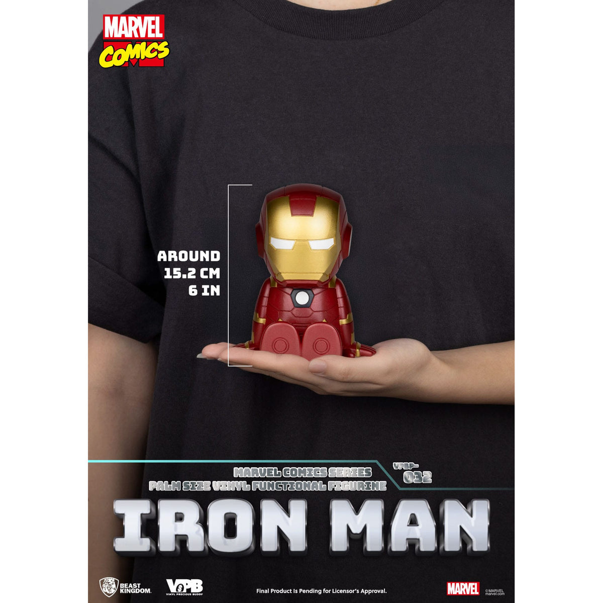 Imagen del producto Marvel Comics Classic Piggy Hucha de vinilo Iron Man 12 cm