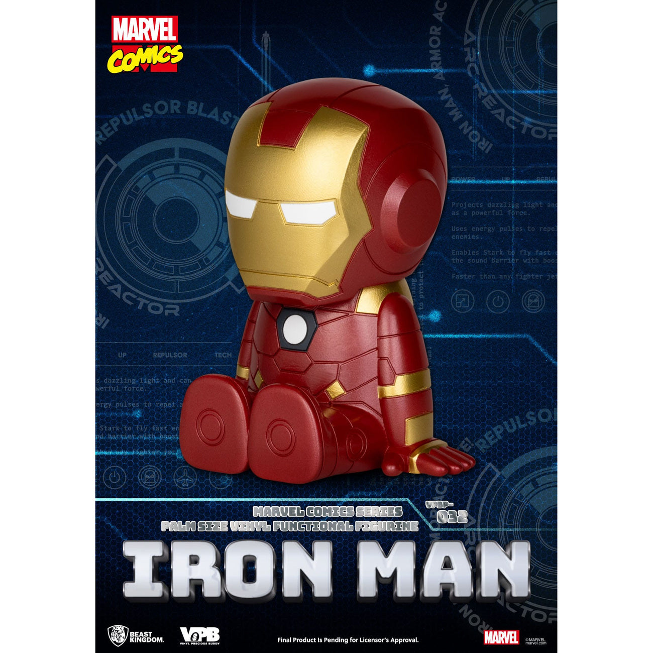 Imagen del producto Marvel Comics Classic Piggy Hucha de vinilo Iron Man 12 cm