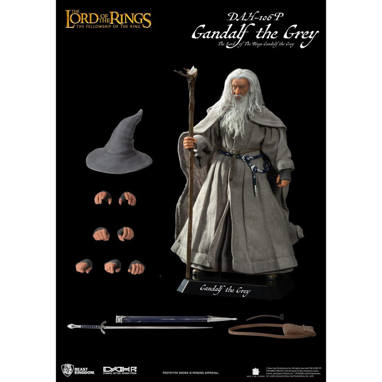 Imagen del producto El Señor de los Anillos figura de acción Dynamic 8ction Heroes 1/9