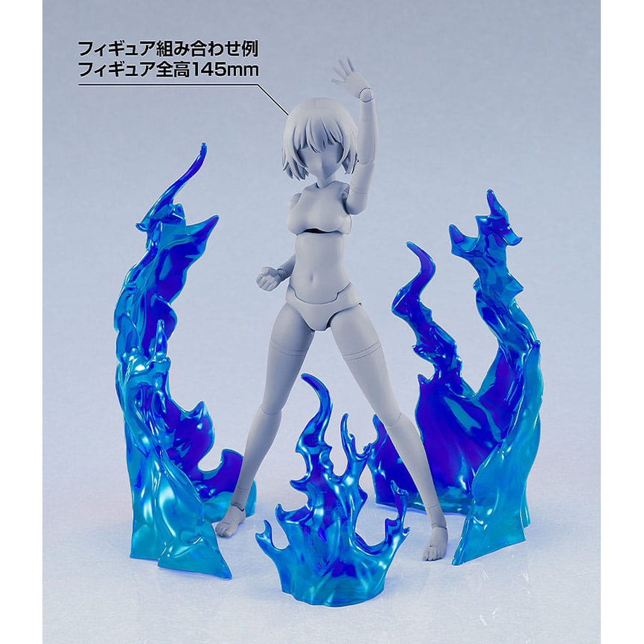Imagen del producto The Simple Effect set de accesorios para figuras Flames: Blue