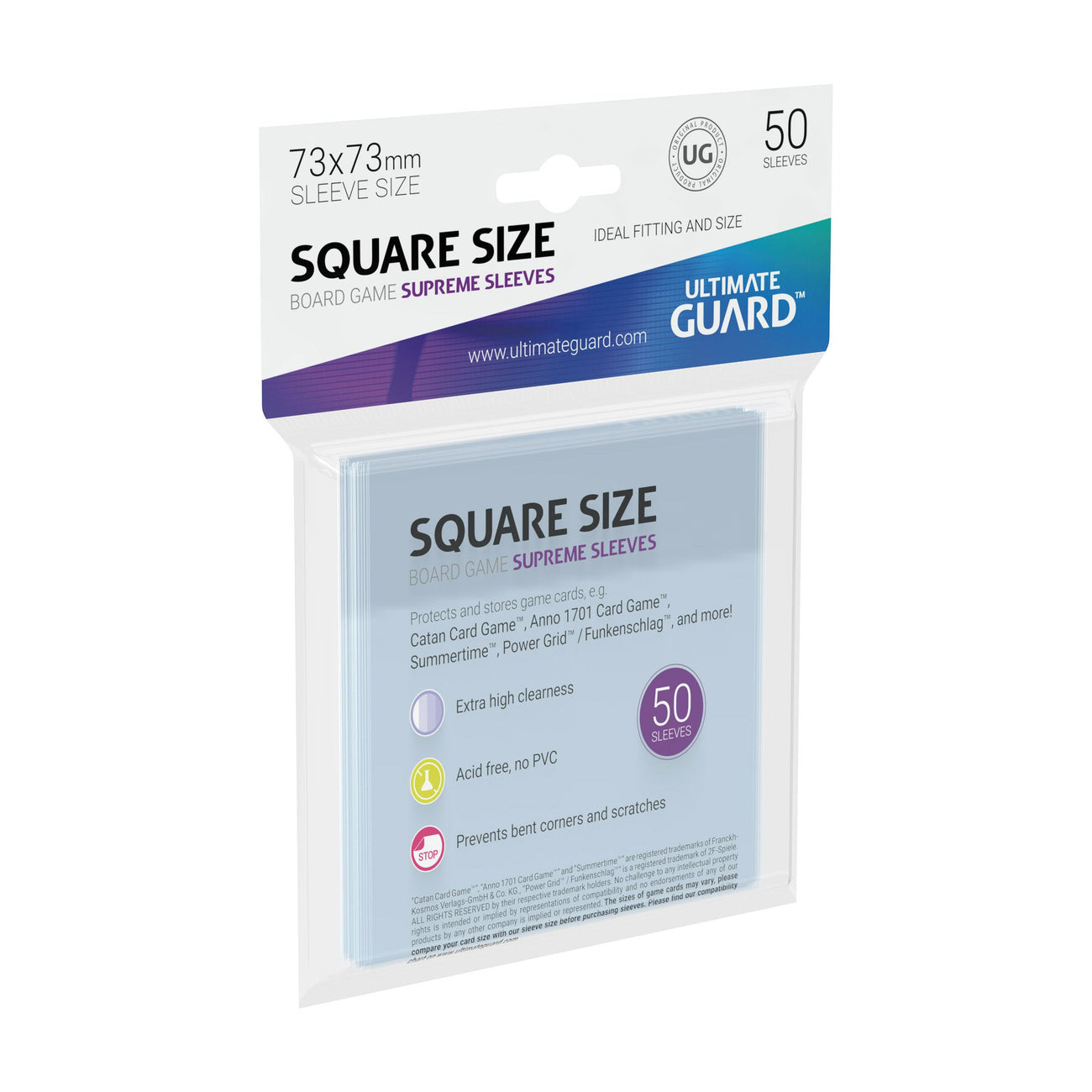 Imagen del producto Ultimate Guard Supreme Sleeves para cartas de juegos de mesa