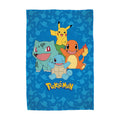 Imagen del producto Manta de franela polar Pokémon Starter Pokémon 130 x 160 cm