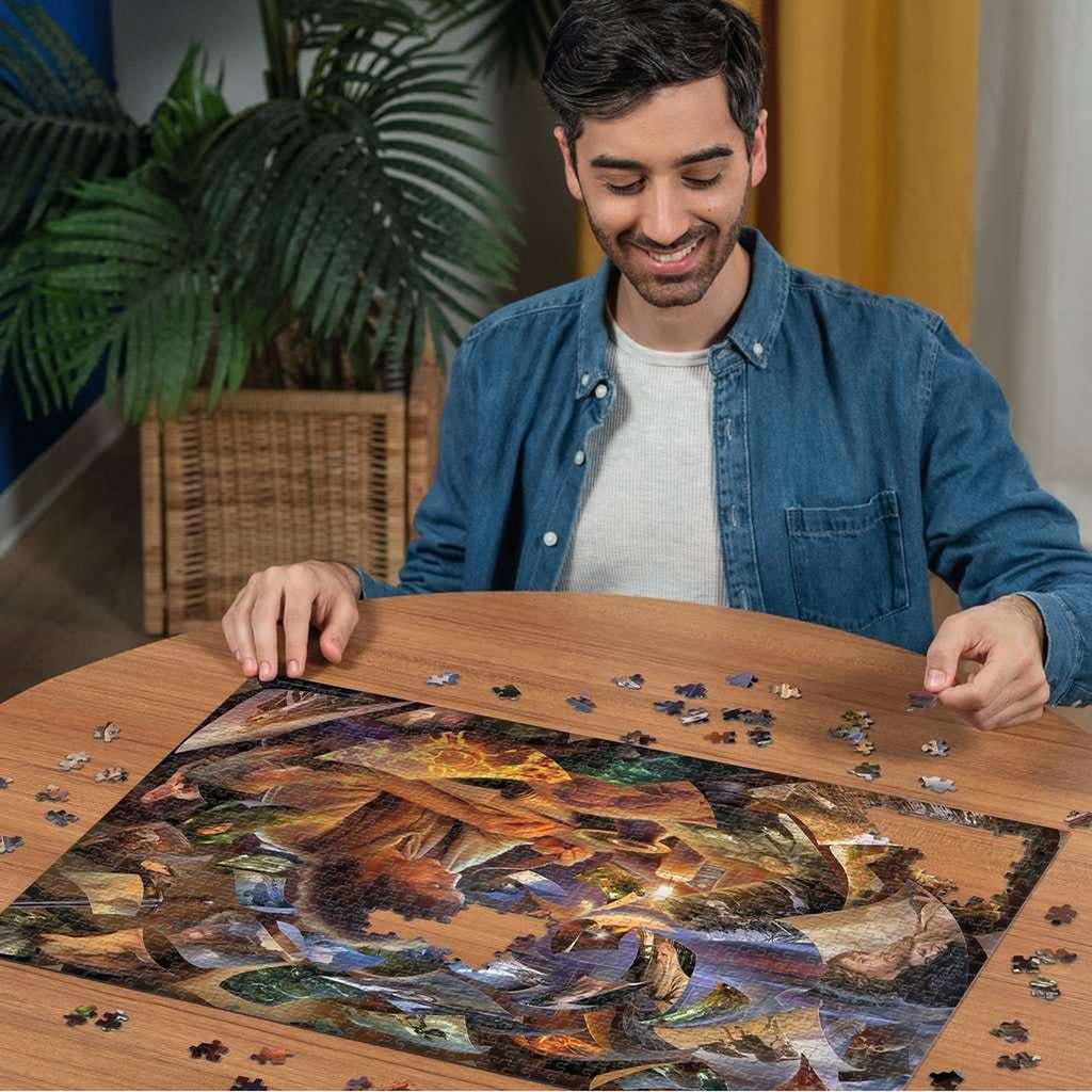Imagen del producto El Señor de los Anillos Puzzle El viaje de Frodo (1000 piezas)