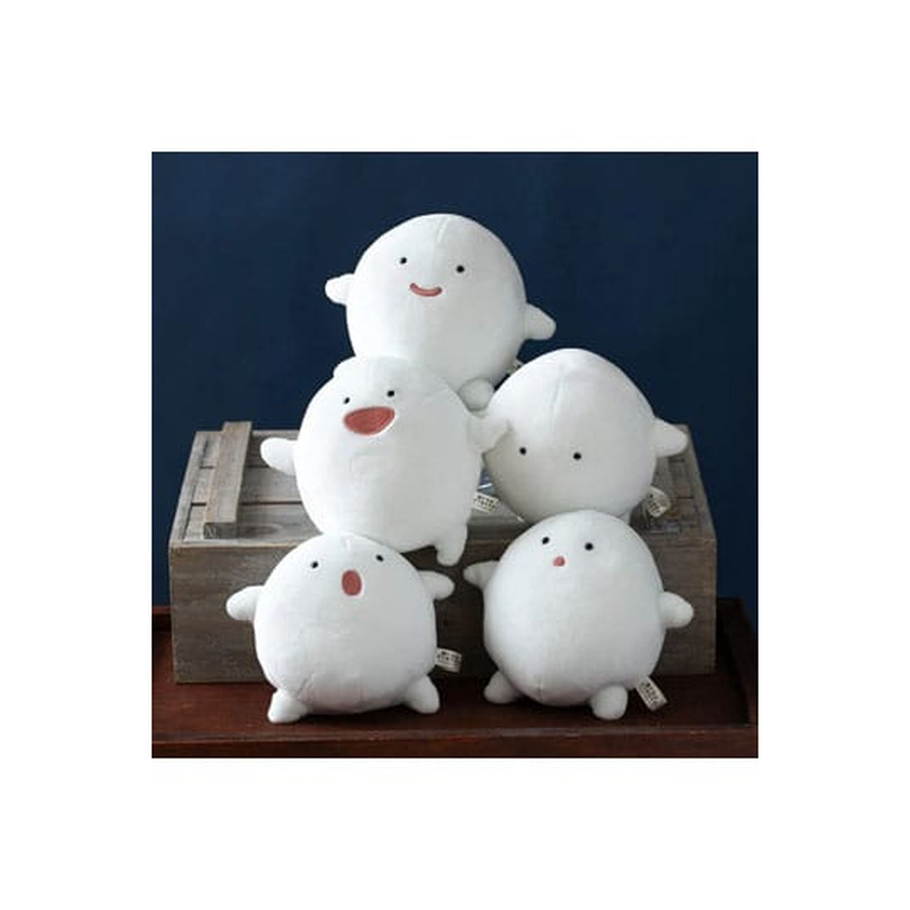 Imagen del producto El niño y la garza peluche Warawara Smiling 14 cm