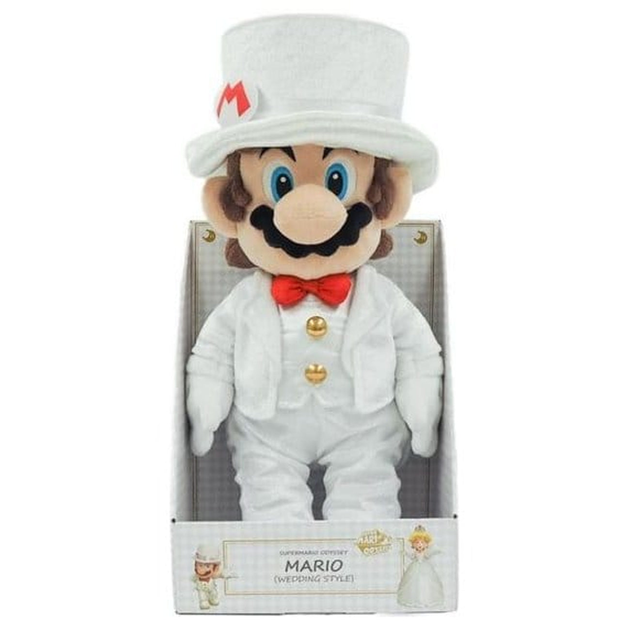 Imagen del producto Super Mario Peluche Mario Wedding 39 cm