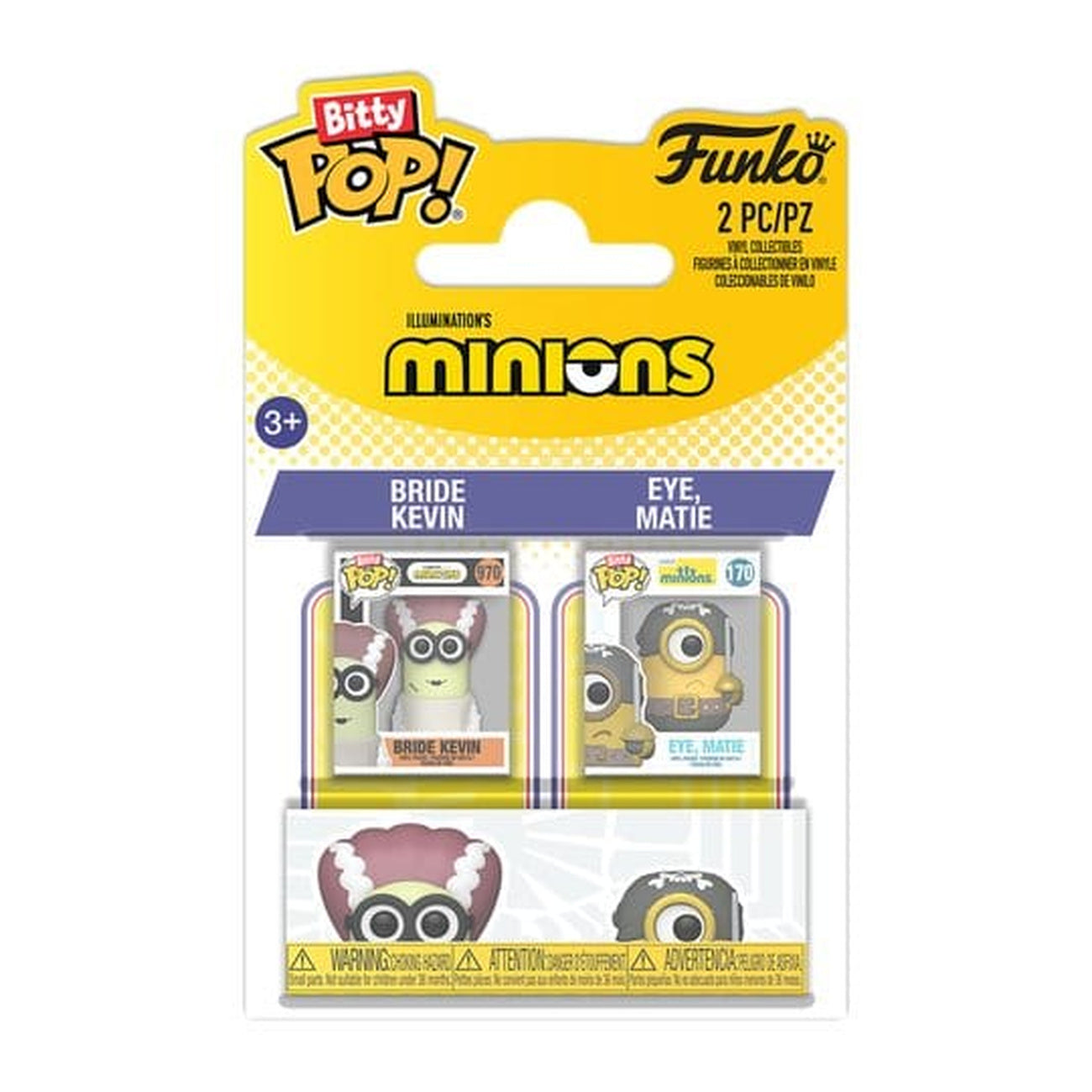 Imagen del producto Minions Figuras POP! Vinyl Pack de 2 Bride Kevin & Eye