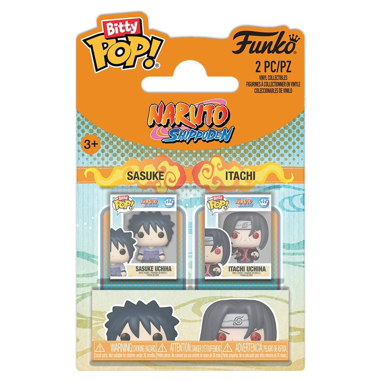 Imagen del producto Naruto Bitty POP! Pack de 2 figuras de vinilo Sasuke & Itachi 2