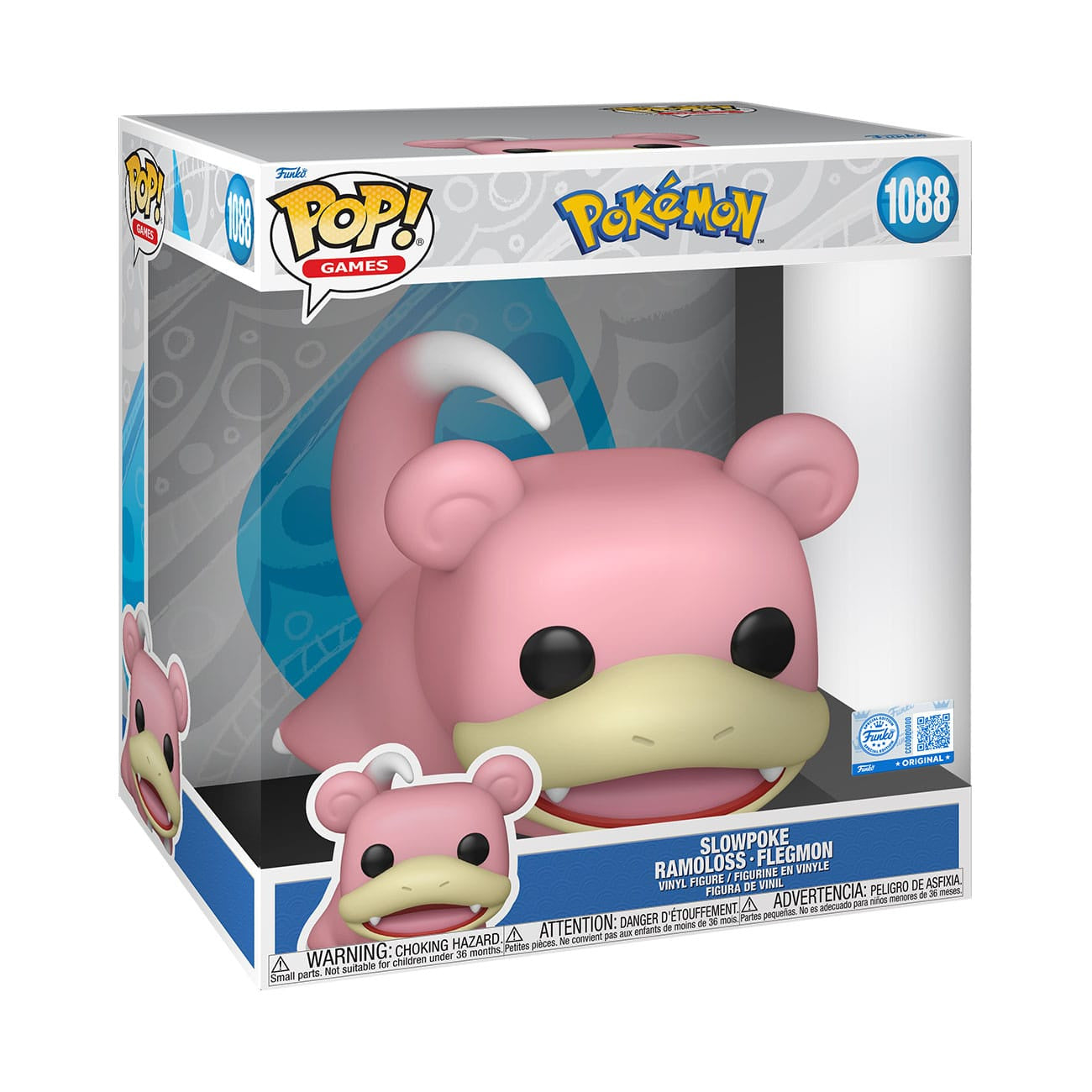Imagen del producto Pokémon Super Sized Jumbo POP! Figura de vinilo Slowpoke 25 cm