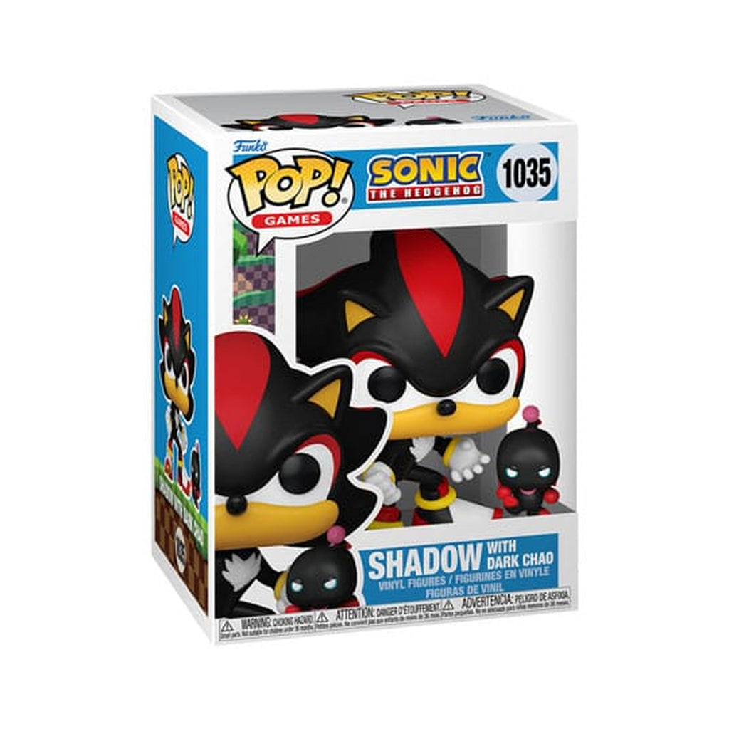 Imagen del producto Sonic The Hedgehog POP & Buddy! Figura de vinilo Shadow con D-Chao