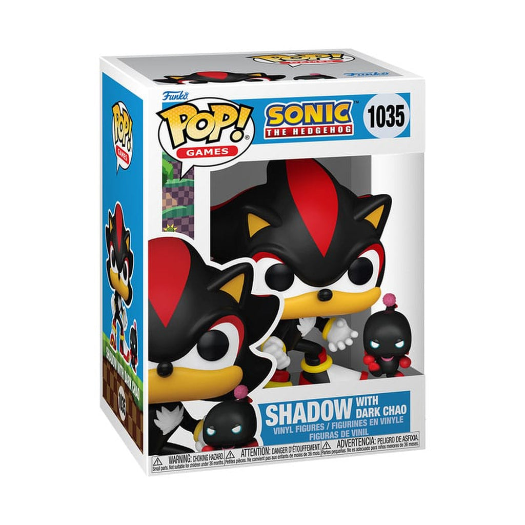 Imagen del producto Sonic The Hedgehog POP & Buddy! Figura de vinilo Shadow con D-Chao