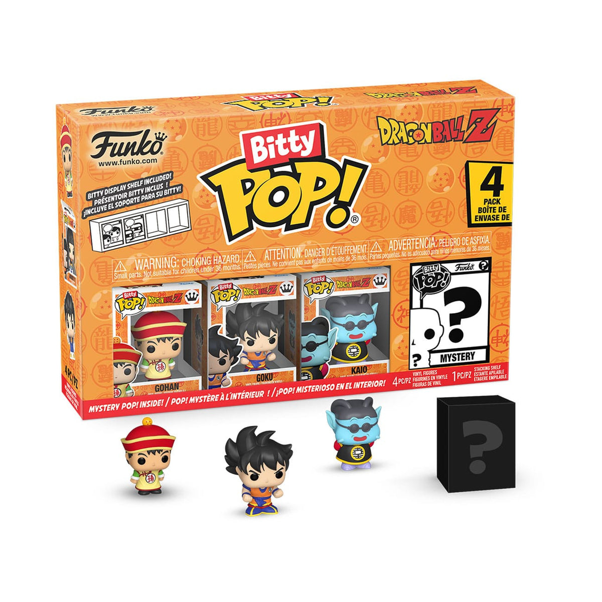 Imagen del producto Dragon Ball Bitty POP! Figuras de Vinilo Pack de 4 Series 1 2,5