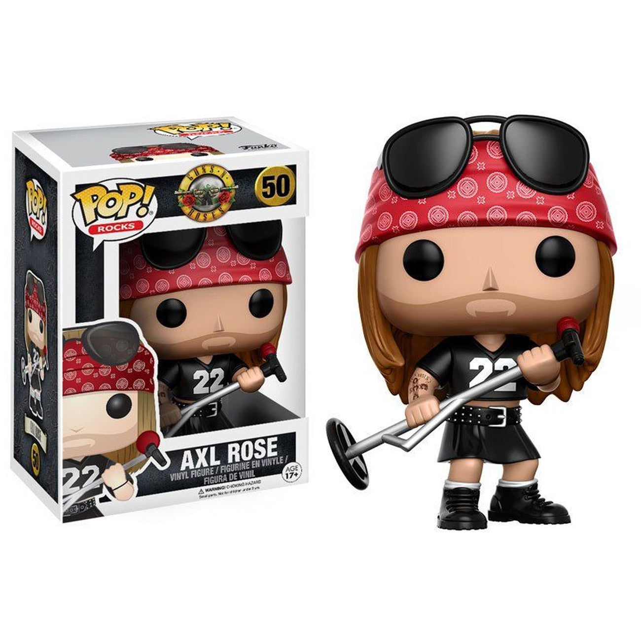 Imagen del producto Guns N' Roses POP! Rocks figura de vinilo Axl Rose 9 cm