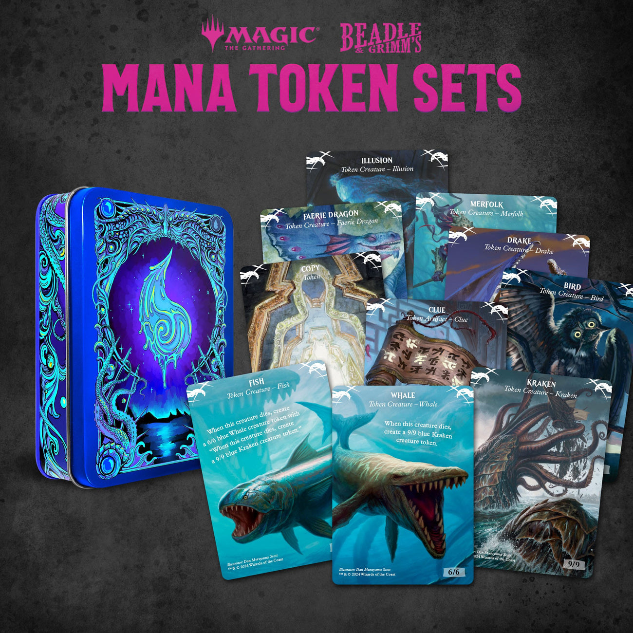 Imagen del producto Magic: The Gathering Pack de Dados y Fichas Mana Azul