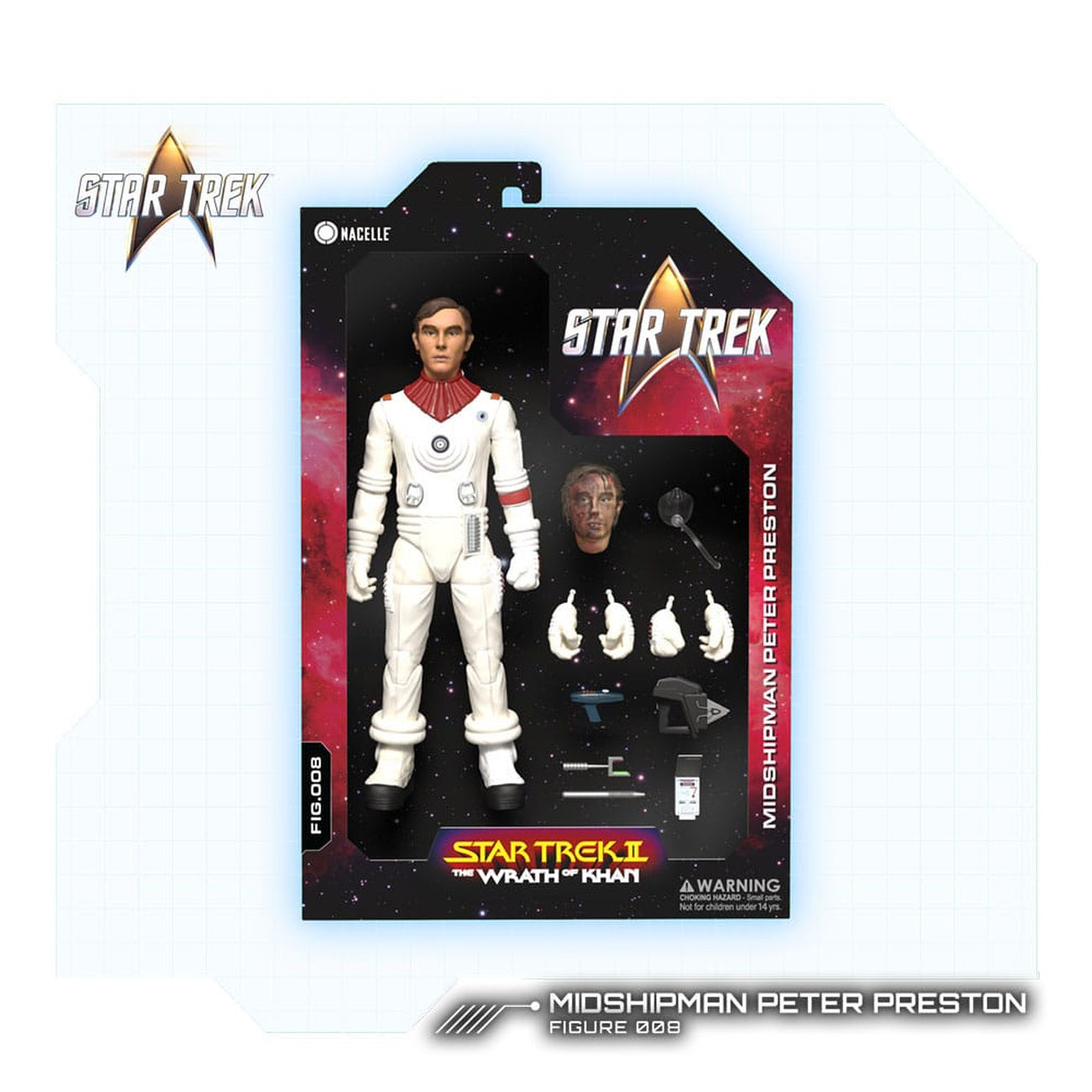 Imagen del producto Star Trek II: La ira de Khan figura de acción 1/12 Peter Preston