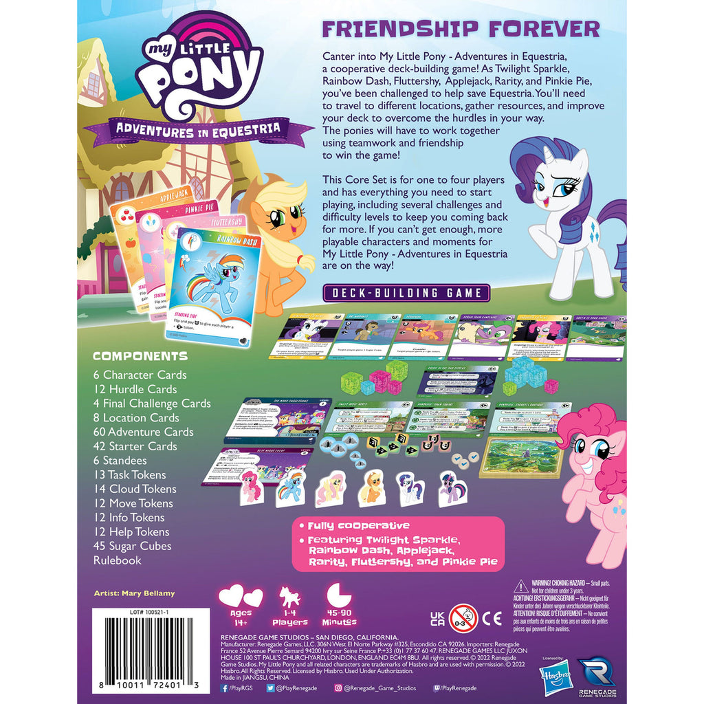 Imagen del producto My Little Pony Juego de cartas Deck-Building Adventures in Equestria