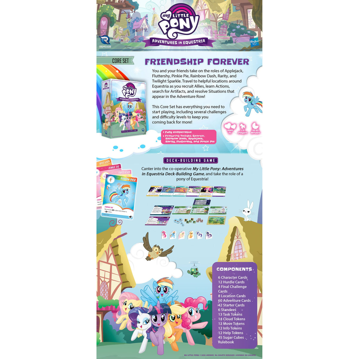 Imagen del producto My Little Pony Juego de cartas Deck-Building Adventures in Equestria