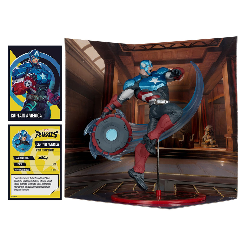 Imagen del producto Marvel Rivals Collection figura de acción 1/10 Captain America