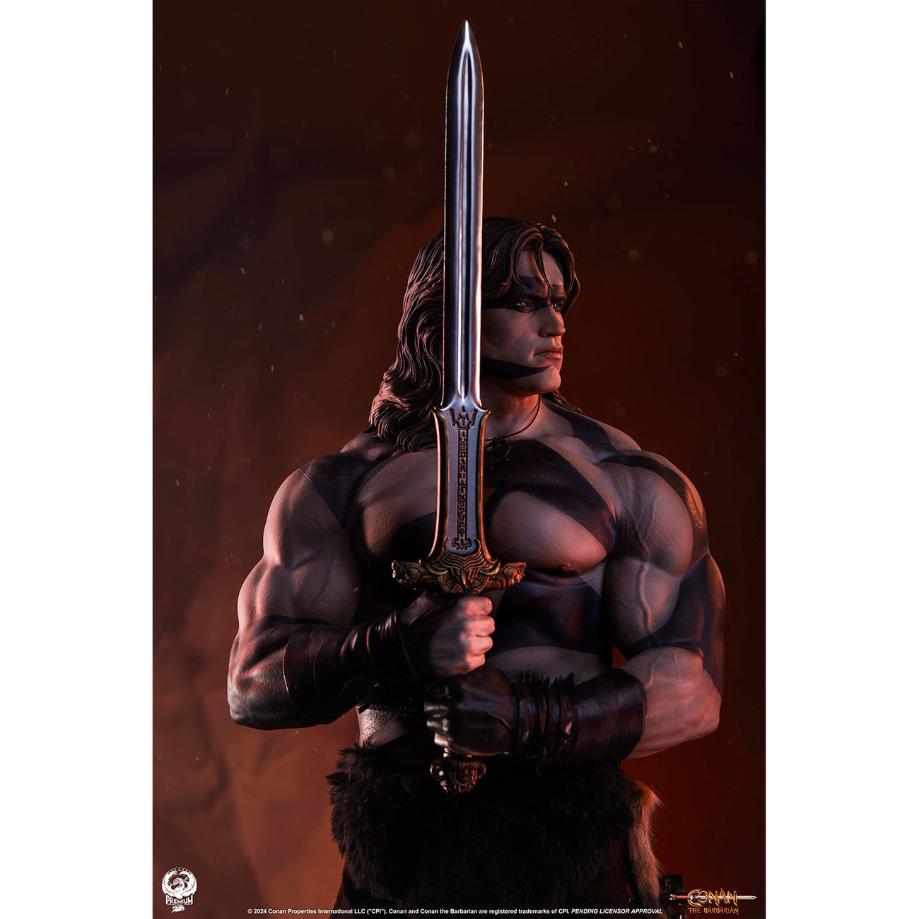 Imagen del producto Conan el Bárbaro Estatua Elite Series 1/2 Conan Warpaint