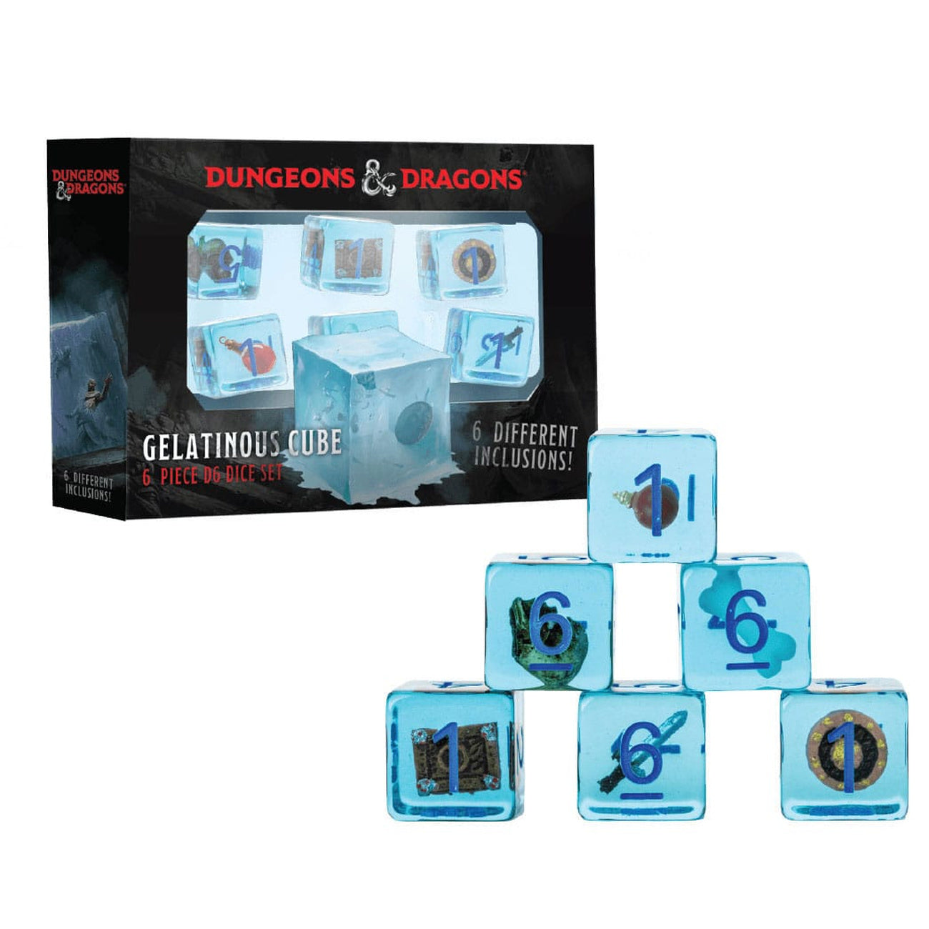 Imagen del producto Dungeons & Dragons Set de dados Gelatinous Cube (6)